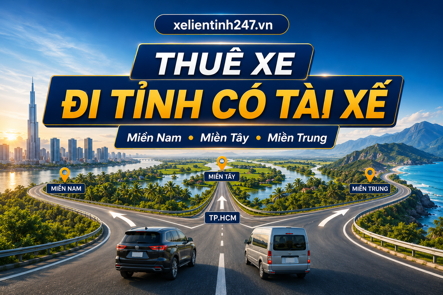 Ảnh minh họa Thuê xe đi tỉnh có tài xế từ TP.HCM