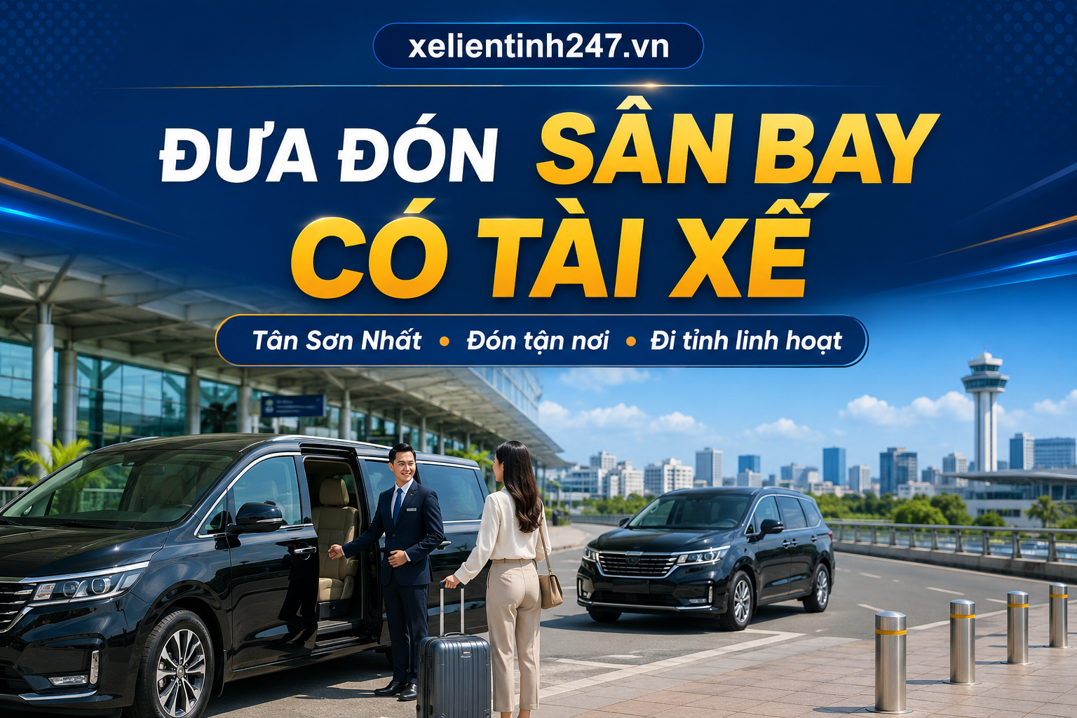 Thuê xe đưa đón sân bay Tân Sơn Nhất có tài xế