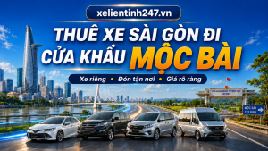 Thuê xe Sài Gòn đi cửa khẩu Mộc Bài từ TP.HCM, xe riêng có tài xế