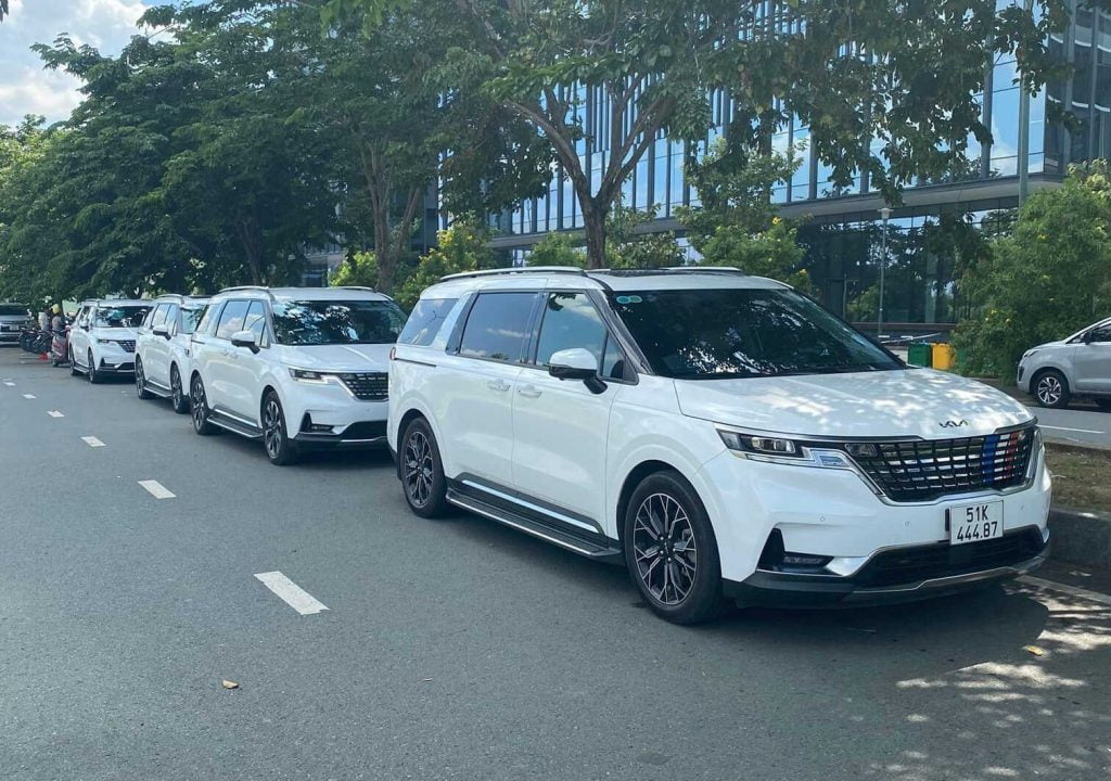 Các loại xe cho thuê đi Châu Đốc từ 4 chỗ đến 45 chỗ