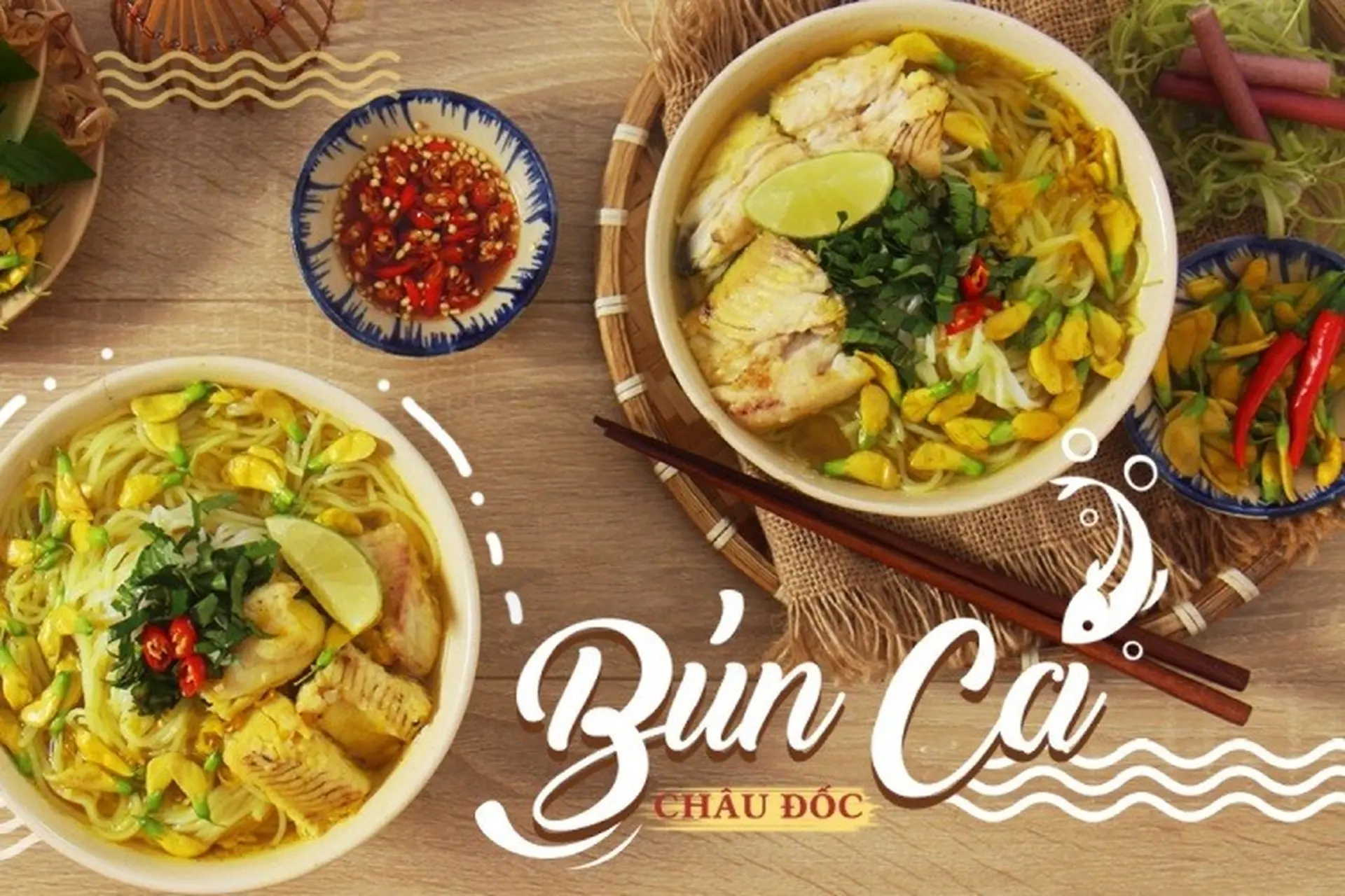 Đặc sản Châu Đốc An Giang bún mắm bún cá thốt nốt