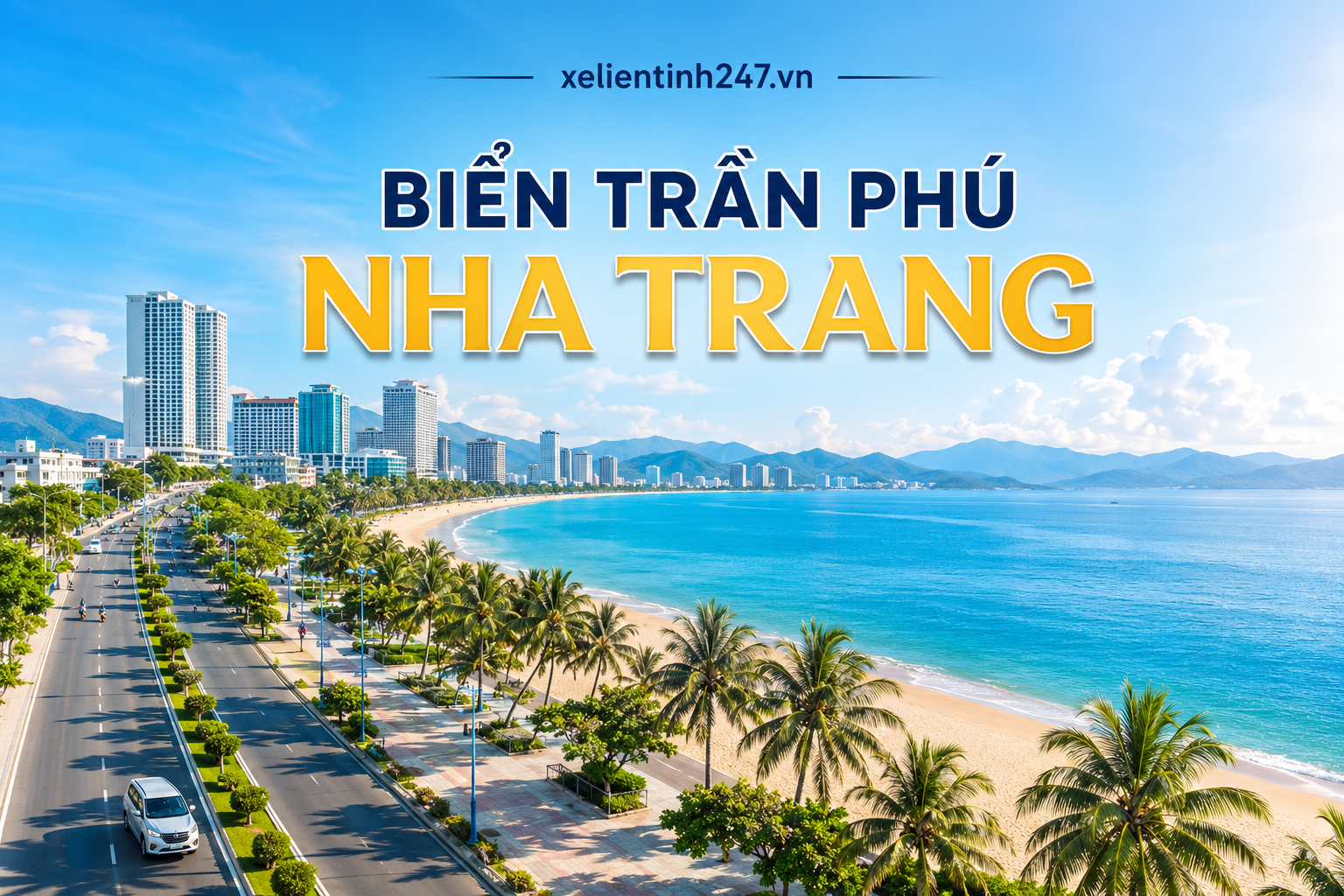 Biển Trần Phú Nha Trang, điểm du lịch nổi bật khi thuê xe đi Nha Trang