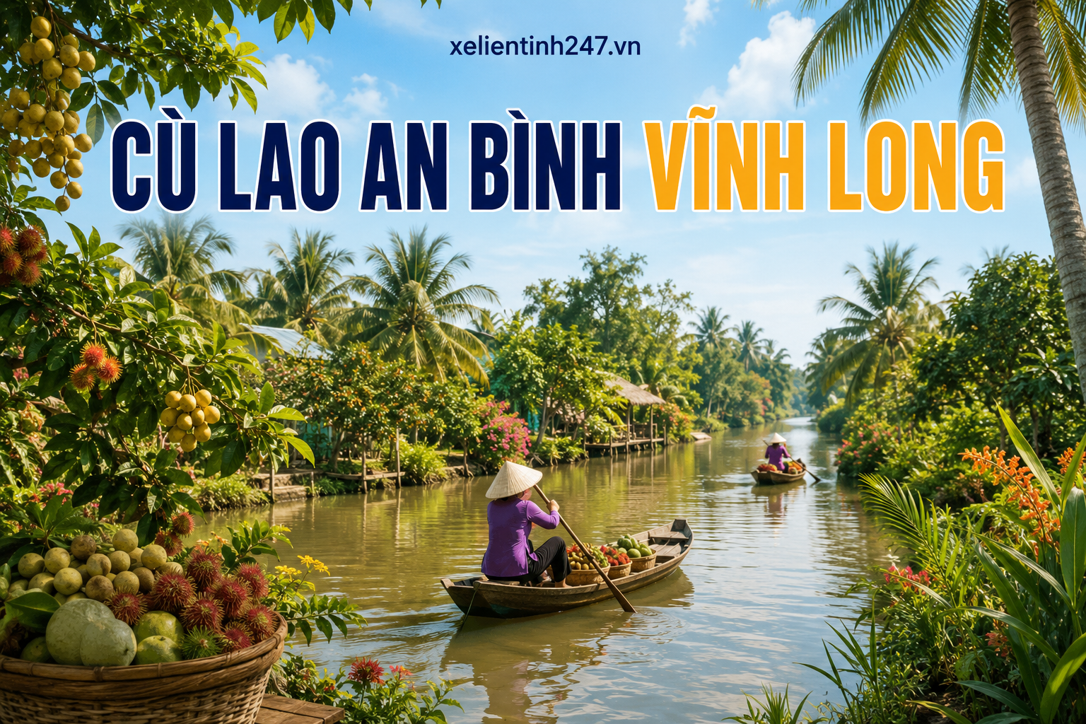 Ảnh minh họa Cù lao An Bình Vĩnh Long