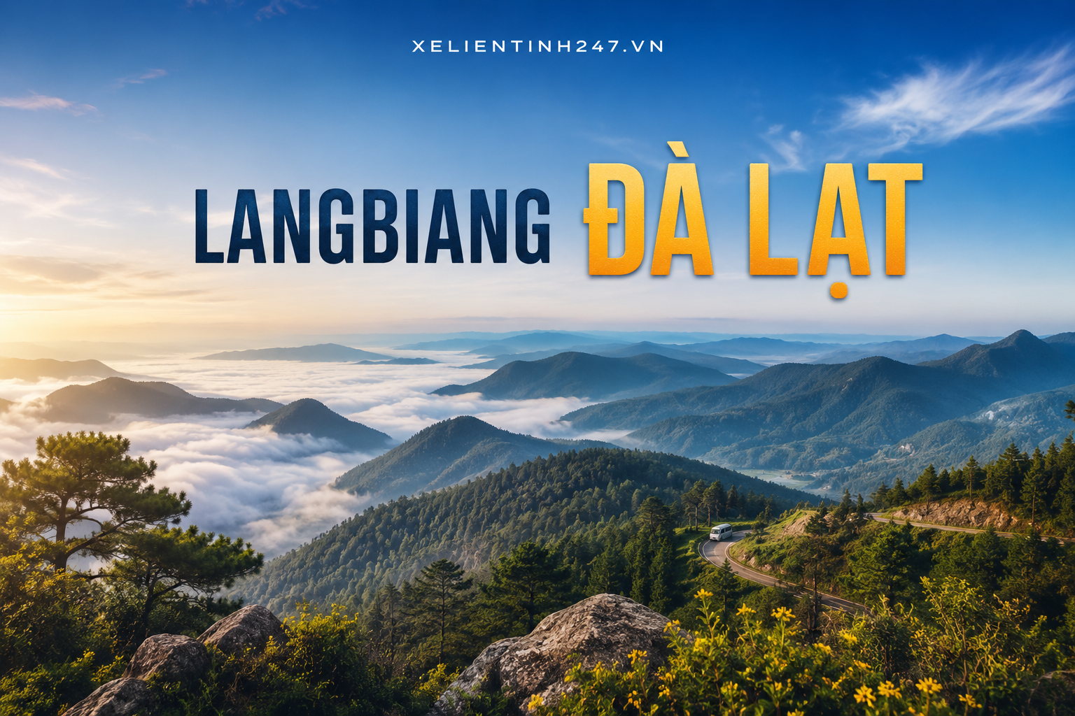 Langbiang Đà Lạt, điểm tham quan nổi bật khi thuê xe 7 chỗ đi Đà Lạt