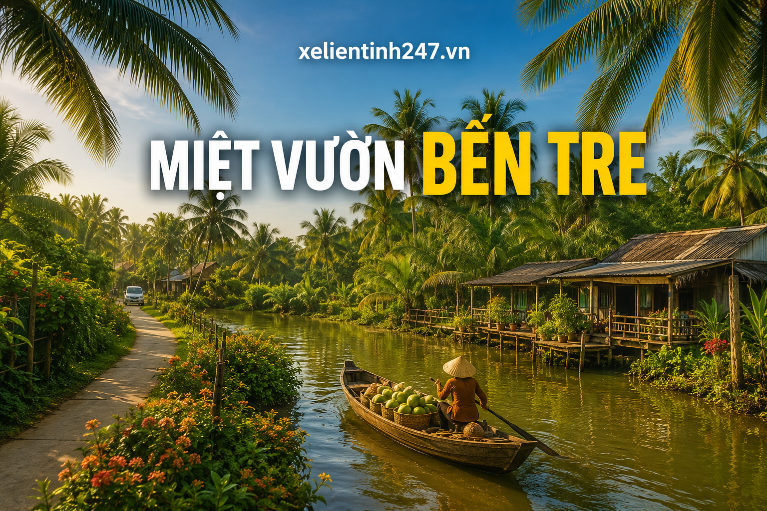 Du lịch miệt vườn Bến Tre, trải nghiệm sông nước miền Tây