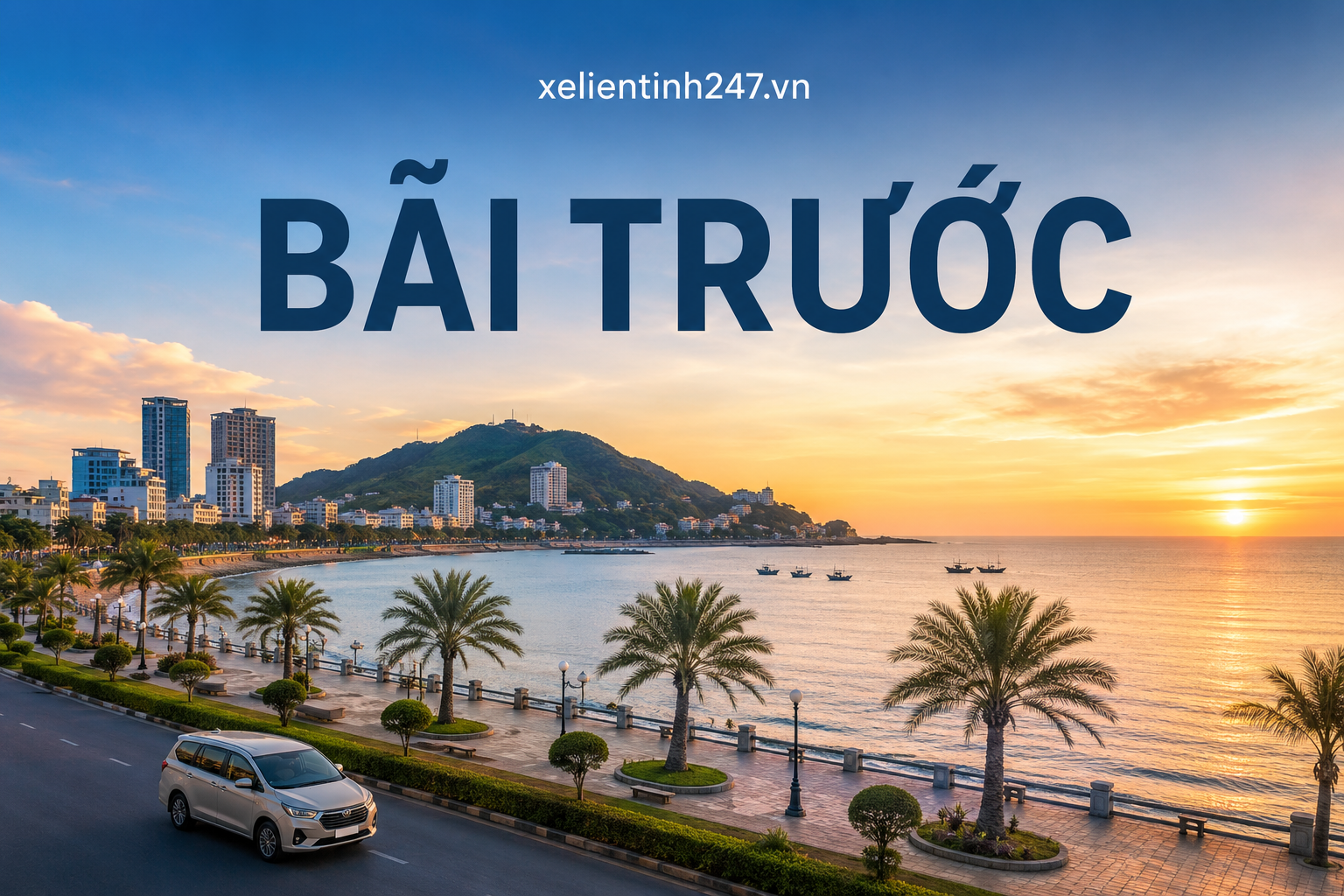 Bãi Trước phù hợp dạo biển, ngắm cảnh và tham quan trung tâm Vũng Tàu.
