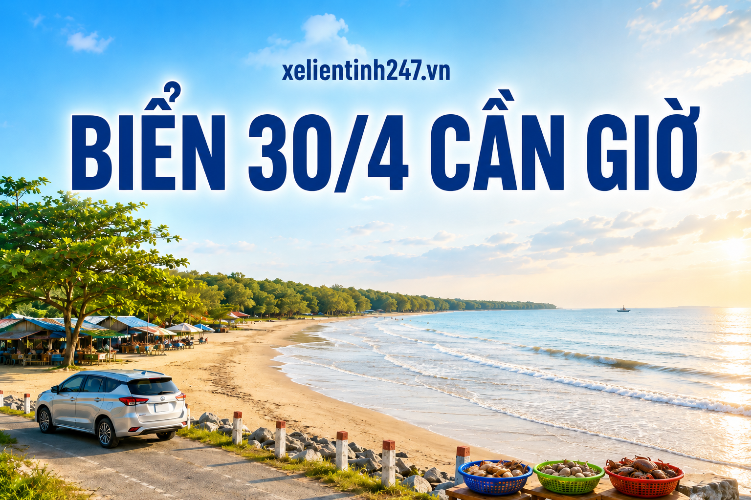 Ảnh minh họa Biển 30/4 Cần Giờ.