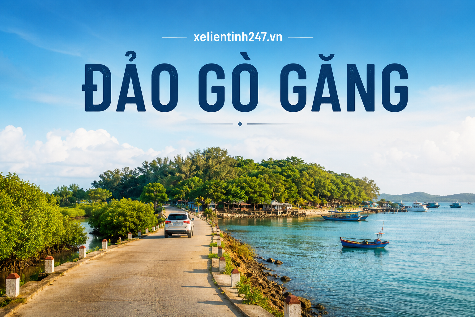 Đảo Gò Găng là gợi ý mới lạ cho khách muốn khám phá không gian sông nước gần Vũng Tàu.