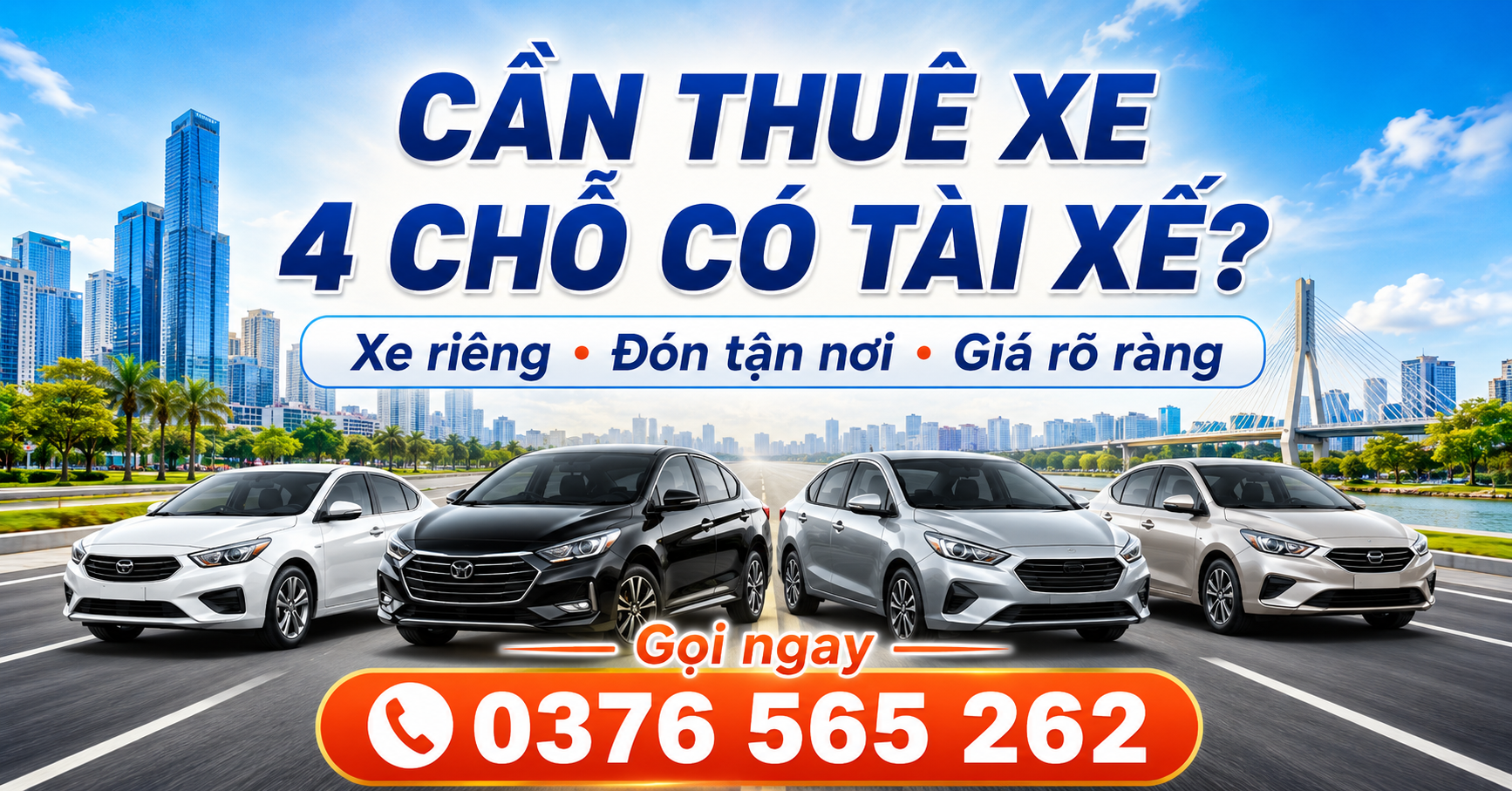 Liên hệ Xe Liên Tỉnh 247 để đặt xe 4 chỗ có tài xế nhanh chóng.