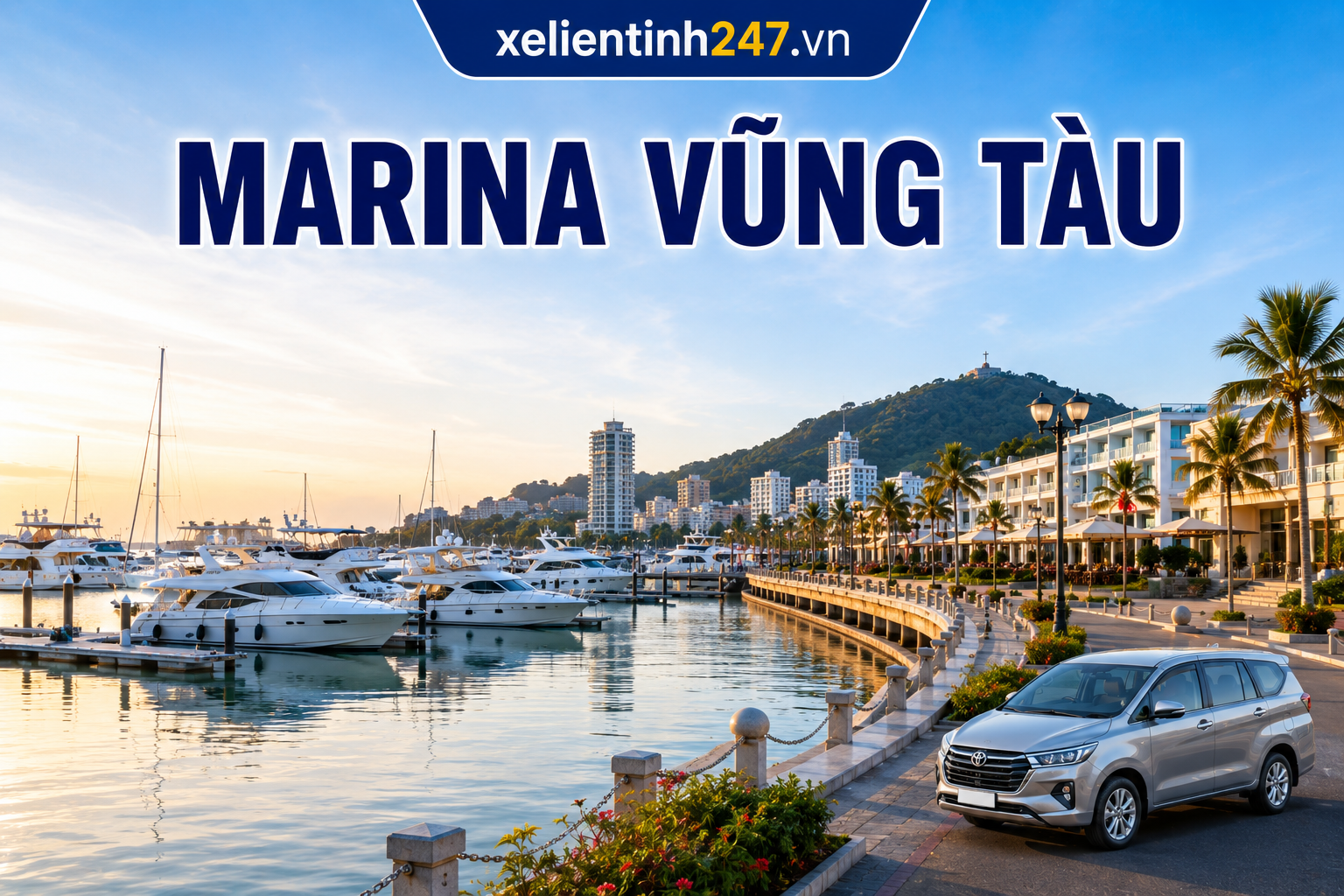 Marina Vũng Tàu là điểm check-in bến du thuyền được nhiều du khách quan tâm.