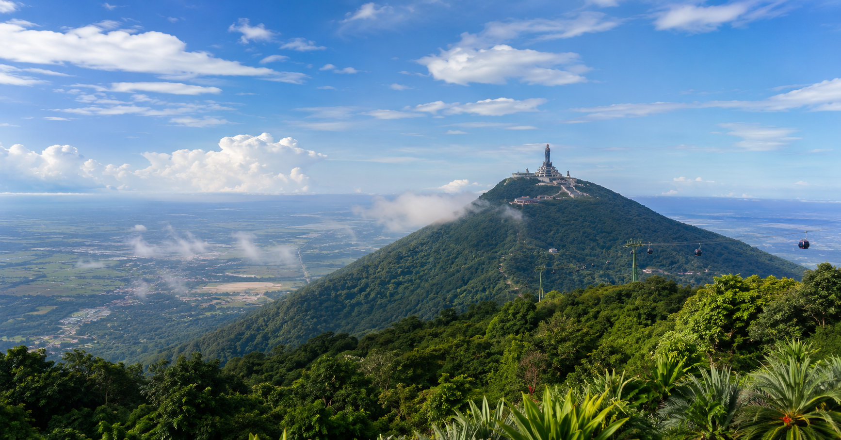 Thuê xe 7 chỗ đi du lịch, công tác ở Tây Ninh, Núi Bà Đen có tài xế