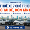 Dịch vụ thuê xe 7 chỗ TP.HCM phù hợp cho gia đình, nhóm bạn và khách đi công tác.
