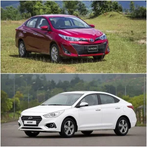 Nên thuê xe 4 chỗ Toyota Vios hay Hyundai Accent