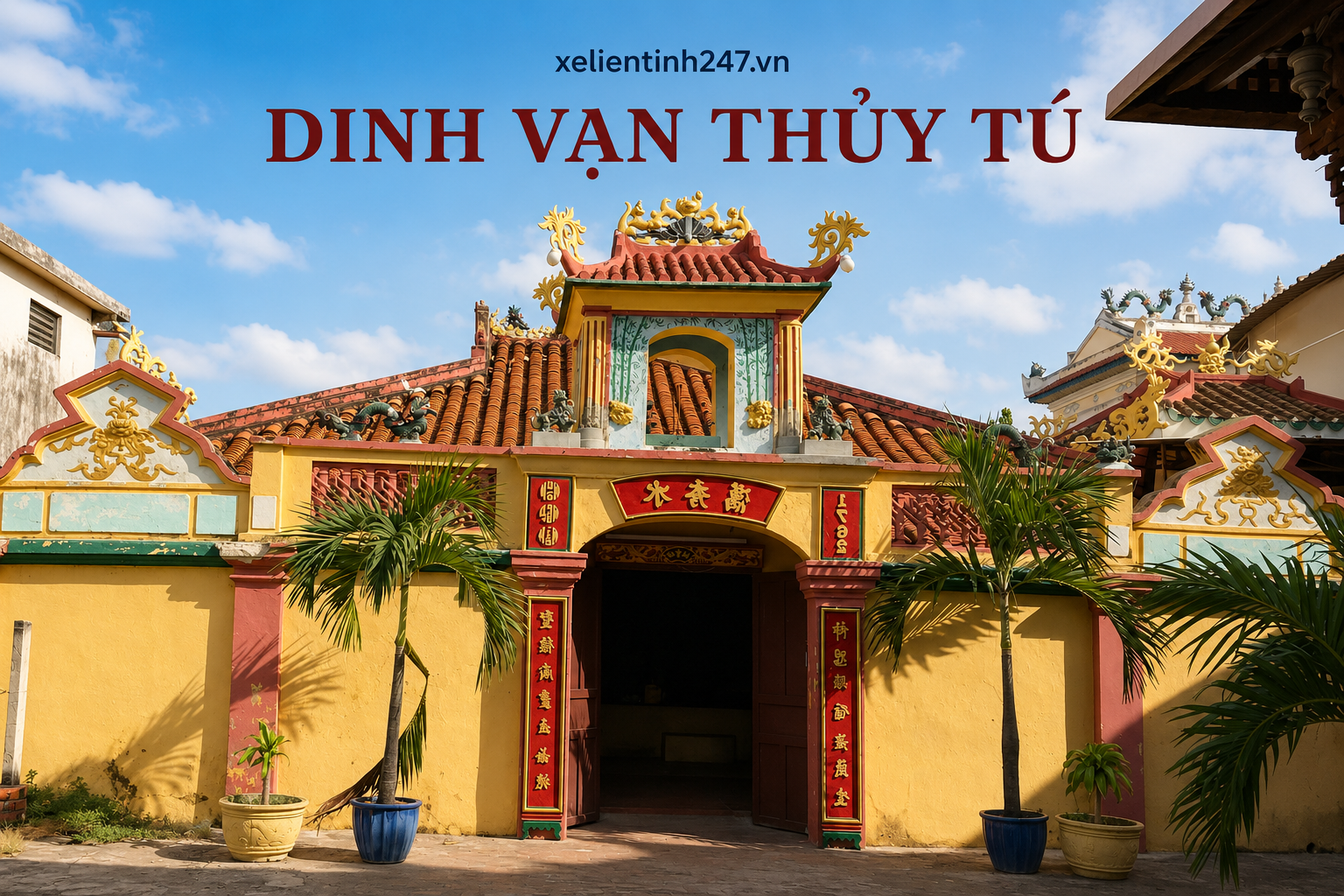 Ảnh minh họa Dinh Vạn Thủy Tú – điểm văn hóa biển đặc trưng của Phan Thiết.