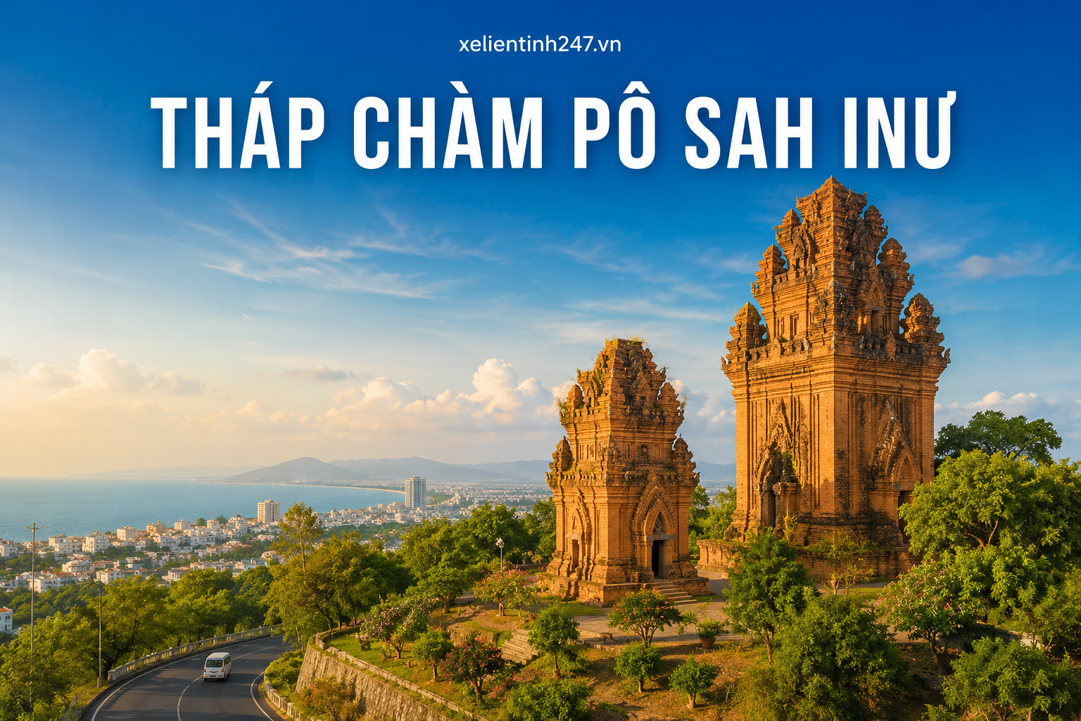 Ảnh minh họa Tháp Chàm Pô Sah Inư – điểm tham quan văn hóa nổi bật tại Phan Thiết.