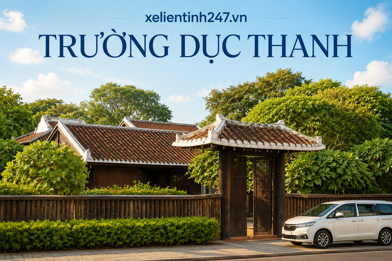 Ảnh minh họa Trường Dục Thanh – điểm tham quan lịch sử phù hợp cho gia đình và đoàn khách.
