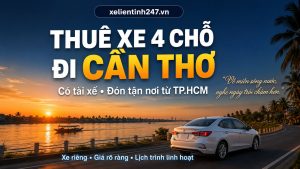 Thuê xe 4 chỗ đi Cần Thơ có tài xế đón tận nơi từ TP.HCM_seo