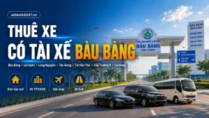Thuê xe có tài xế Bàu Bàng Bình Dương – Xe riêng đón tận nơi, đi TP.HCM, sân bay, đi tỉnh